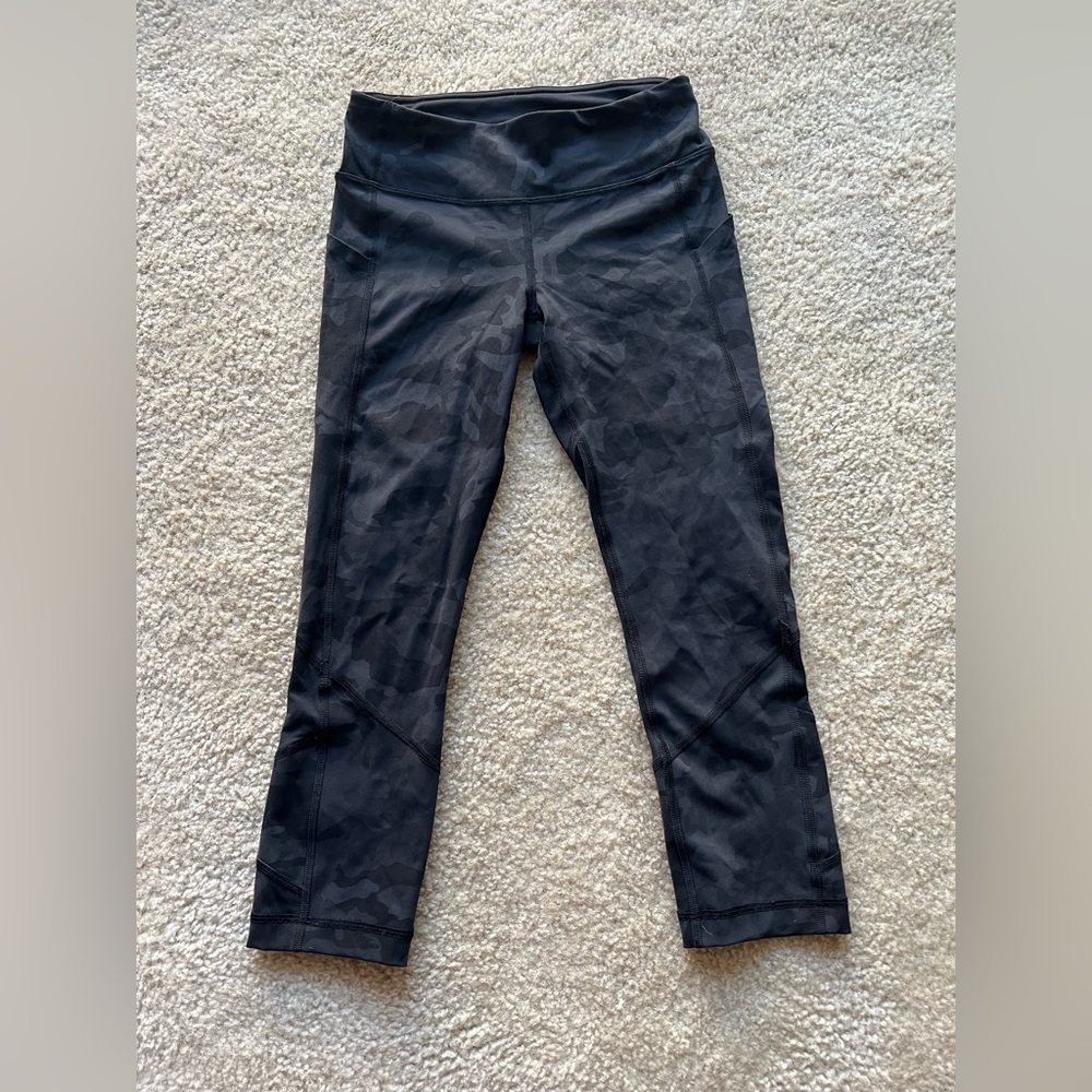Lulu lemon Pace Rival Camo Crop leggings